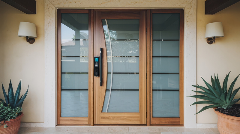 Входная дверь со стеклом или со стеклопакетом: что выбрать для дома