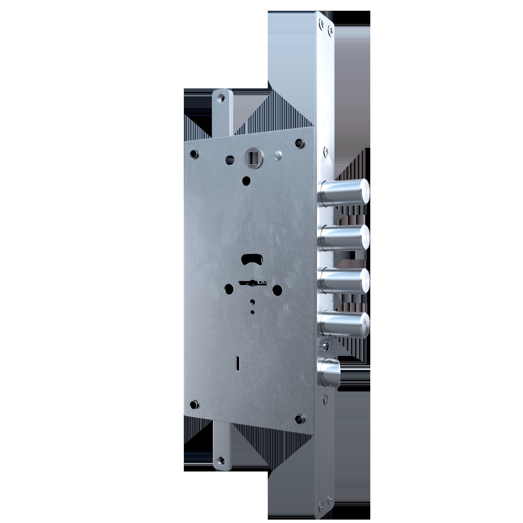 Termoplus Grey (RAL 7024) / White (RAL 9003) - Входная дверь в частный дом С терморазрывом, двойным стеклопакетом и утеплением вид 19